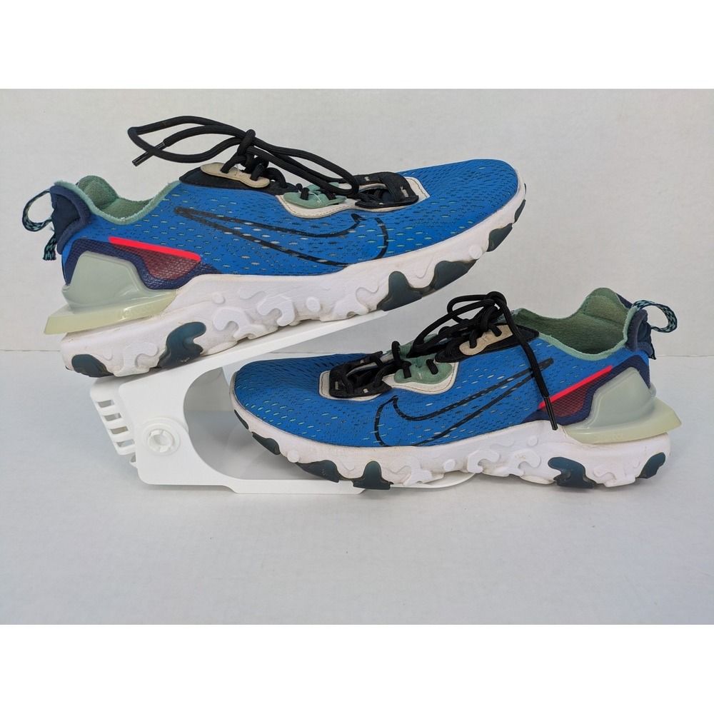 Nike React Vision Sneakers Mens 10.5 Photo Blue Black Running Shoes CD4373-400